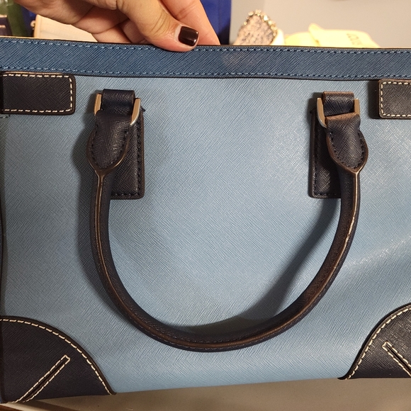 Blue Colorblock MK Bag - Picture 2 of 10